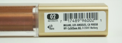 Milani Amore Matte Metallic Lip Cream, 02 Matterialistic