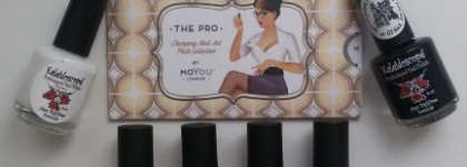 Дизайн ногтей. Раскрашенный стемпинг с красками и тинтами El Corazon Kaleidoscope