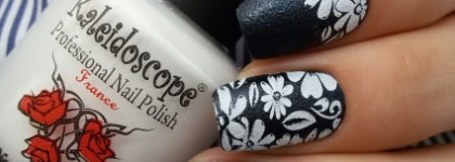 Цветы среди зимы с пластиной Konad Square Image Plate 11 ( 10 вариантов дизайна ногтей + 5 видео )