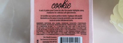 Жемчужно-золотистая пудра-хайлайтер Benefit Cookie