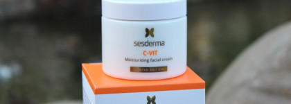 Подсвечивающая линейка для лица от Sesderma C-Vit с витамином С. Липосомальная сыворотка, крем-контур вокруг глаз и увлажняющий крем для лица