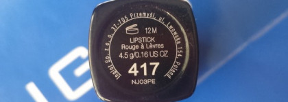 Inglot Lipstick Rouge a Levres # 417, Inglot AMC Lip Pencil # 12 или как я "завязала" с матовыми нюдами