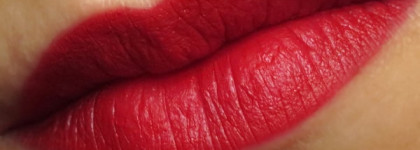 Жидкая матовая помада Lancome L'absolu Velours Intense lip colour velvet matte finish 197 Velours de Grenade - мой трудный красный