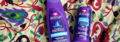 Радость для кудрявых волос - увлажняющие шампунь и кондиционер  Aussie Moist