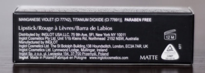 Grey-mania или Inglot Black Swan Collection Matte Lipstick #436