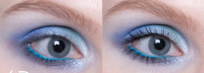 Blue smokey make-up tutorial