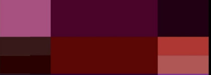 Макияж в пурпурных тонах