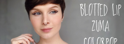 Soft focus на губах с Zuma Ultra blotted lip от Colorpop