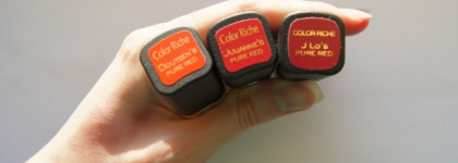 И снова много красного L'oreal Color Riche Collection Exclusive Pure Reds в оттенках JLo, Julianne, Doutzen