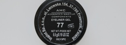 Черная. Гелевая. Матовая. Inglot Matte Collection AMC Eyeliner Gel #77