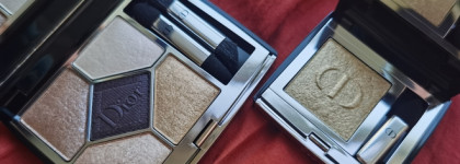 Тени Dior: 5 couleurs couture 539 Grand Bal и mono couleur couture 616 gold star glitter