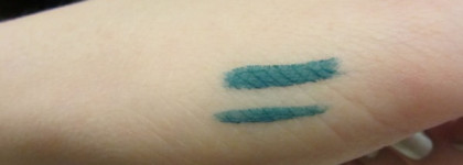 Немного зелени с подводкой Inglot AMC Eyeliner Gel #87