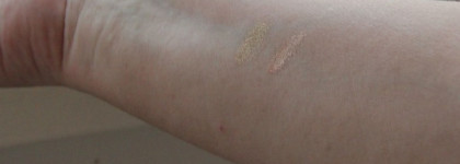 NYX loose pearl eye shadow оттенок mink и Inglot body powder pigment #17