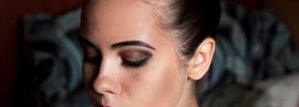NYX loose pearl eye shadow оттенок mink и Inglot body powder pigment #17