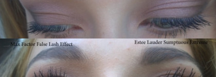 Max Factor False Lash Effect #Black VS Estee Lauder Sumptuous Extreme #01 Extreme Black