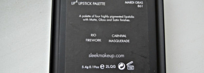 Хочу на Марди Гра! Подготовка к карнавалу с Sleek MakeUp Lip 4 Lipstick Palette IN Mardi Gras
