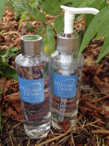 Очистим кожу с HirudoDerm Extra Dry Aqua Clean и Aqua Tonic?