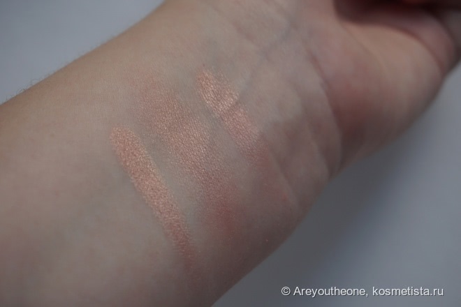 Два новичка от NYX в моей коллекции - NYX Prismatic Eyeshadow - Golden Peach, NYX Dark Circle concealer - Fair