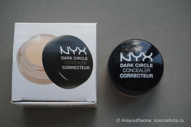 Два новичка от NYX в моей коллекции - NYX Prismatic Eyeshadow - Golden Peach, NYX Dark Circle concealer - Fair