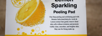 Корейский пилинг для лица Secret Key Lemon Sparkling Peeling Pad с салициловой кислотой