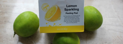Корейский пилинг для лица Secret Key Lemon Sparkling Peeling Pad с салициловой кислотой