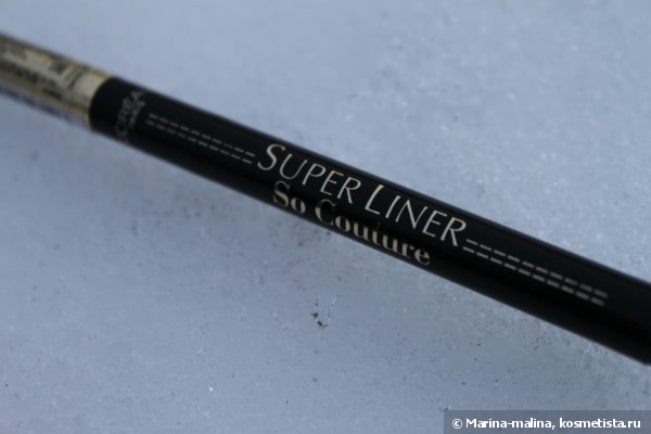 L'oreal Paris Super Liner So Couture Суперлайнер от Кутюр для контура глаз. Оттенок Black