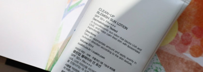 Лучший невесомый санскрин лета 2024 - CU Skin Clean-Up Blemish Sun Lotion SPF 50+ PA++++