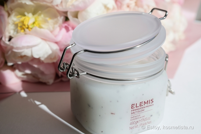 Ароматерапия зимой - скраб для тела Elemis Frangipani Monoi Salt Glow Body Scrub