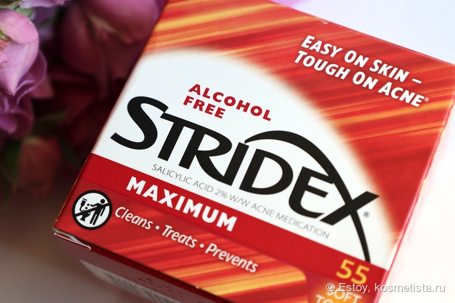 Диски с салициловой кислотой 2% - Stridex Salicylic Acid 2% Maximum Soft Touch Pads