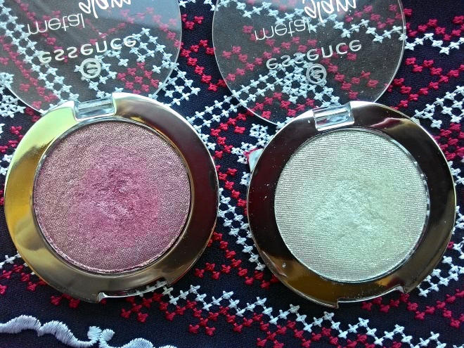 Тени Essence Metal Glam Eyeshadow в оттенках 03 и 08