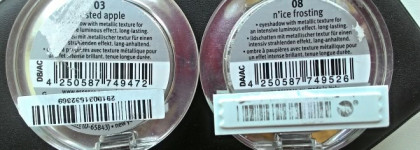 Тени Essence Metal Glam Eyeshadow в оттенках 03 и 08