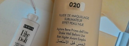 Легкое покрытие с тональным флюидом Pupa "Like a Doll" в оттенке 020