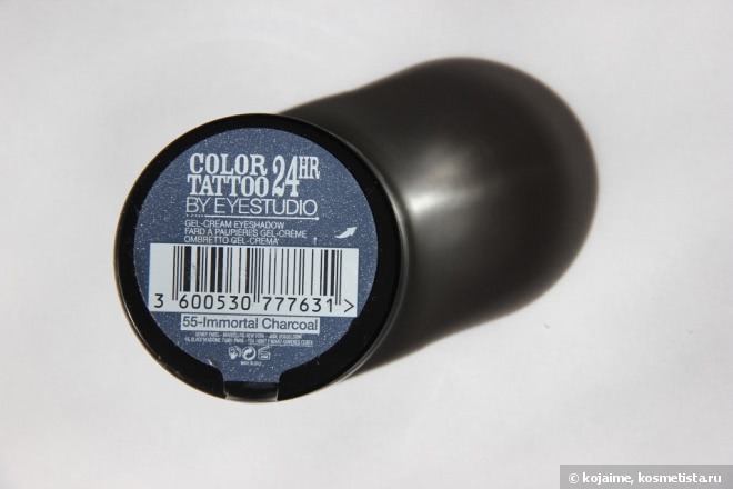 Maybelline Eye Studio Color Tattoo в оттенке 55 Immortal Charcoal