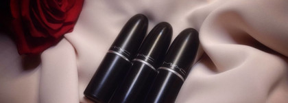 Помады MAC в оттенках Antique Velvet, Paramount, Del Rio