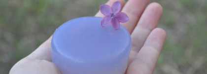 Весенняя магия в банке с Organic Kitchen Ароматическое мыло для рук ручной работы "Фиолетовое колдовство"