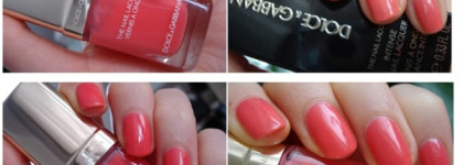 Dolce & Gabbana Intense Nail Lacquer #605 Cosmopolitan & #125 Fire