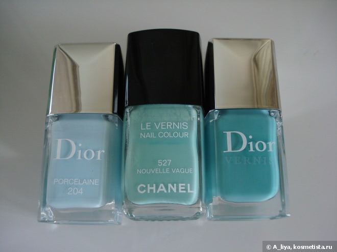 Dior Vernis Haute Couleur Extreme Wear Nail Lacquer #401 Saint-Tropez & Dior Vernis Couture Colour Gel Shine and Long Wear Nail Lacquer #319 Sunwashed