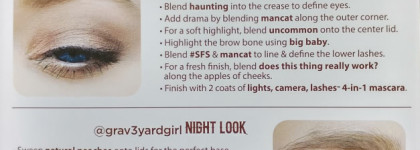 Tarte X Grav3yardgirl Swamp Queen eye & cheek palette with brush