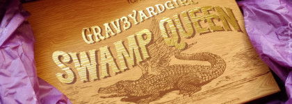 Tarte X Grav3yardgirl Swamp Queen eye & cheek palette with brush