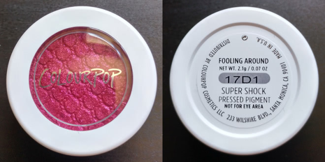ColourPop Super Shock Shadow - Game Face & Fooling Around