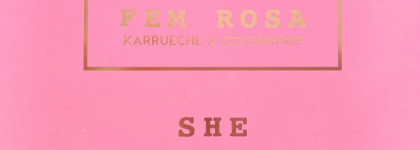 ColourPop "She" Shadow Palette из коллекции Fem Rosa Karrueche x ColourPop