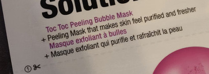 Dr. Jart+ Peeling Solution Toc Toc Peeling Bubble Mask - двухфазная отшелушивающая маска-эксфолиант на основе угольной кислоты