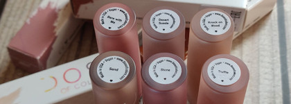 Dose of Colors liquid matte lipstick - оттенки Bare with Me, Desert Suede, Knock on Wood, Sand, Stone, Truffle