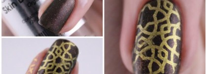 Обзор пластины для стемпинга Konad Square Image Plate -11 + краски для стемпинга Konad + Skin Defender soft