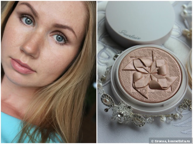 Пудра-хайлайтер Guerlain Poudre De Soie Illuminating Silk Shimmer Powder