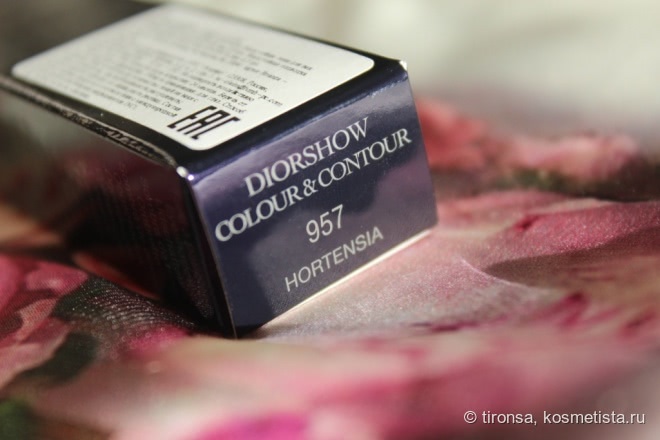 Прикосновение весны. Лайнер и тени для век в стике Dior Diorshow Colour & Contour Eyeshadow & Eyeliner Duo # 957 Hortensia