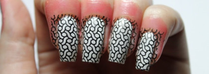 Весенний маникюр. Раскрашиваем стемпинг тинтами El Corazon