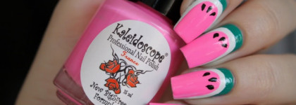 Сладкий сочный арбуз на ноготках (видео урок)