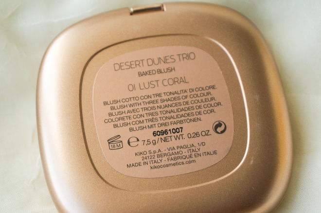 Lovegrove's Kiko Baked Bronzer and Blushes