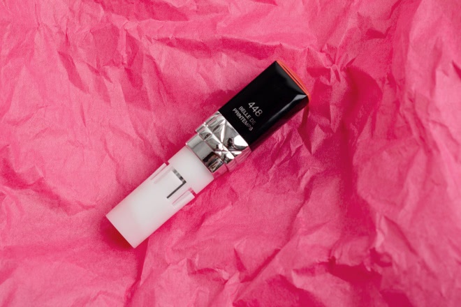 Губки, как лепестки с помадой Dior Rouge Baume #448 Belle de Printemps